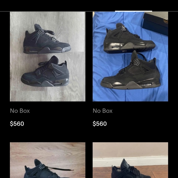 Air Jordan 4 Black Cat (Authentic) - Picture 12 of 12